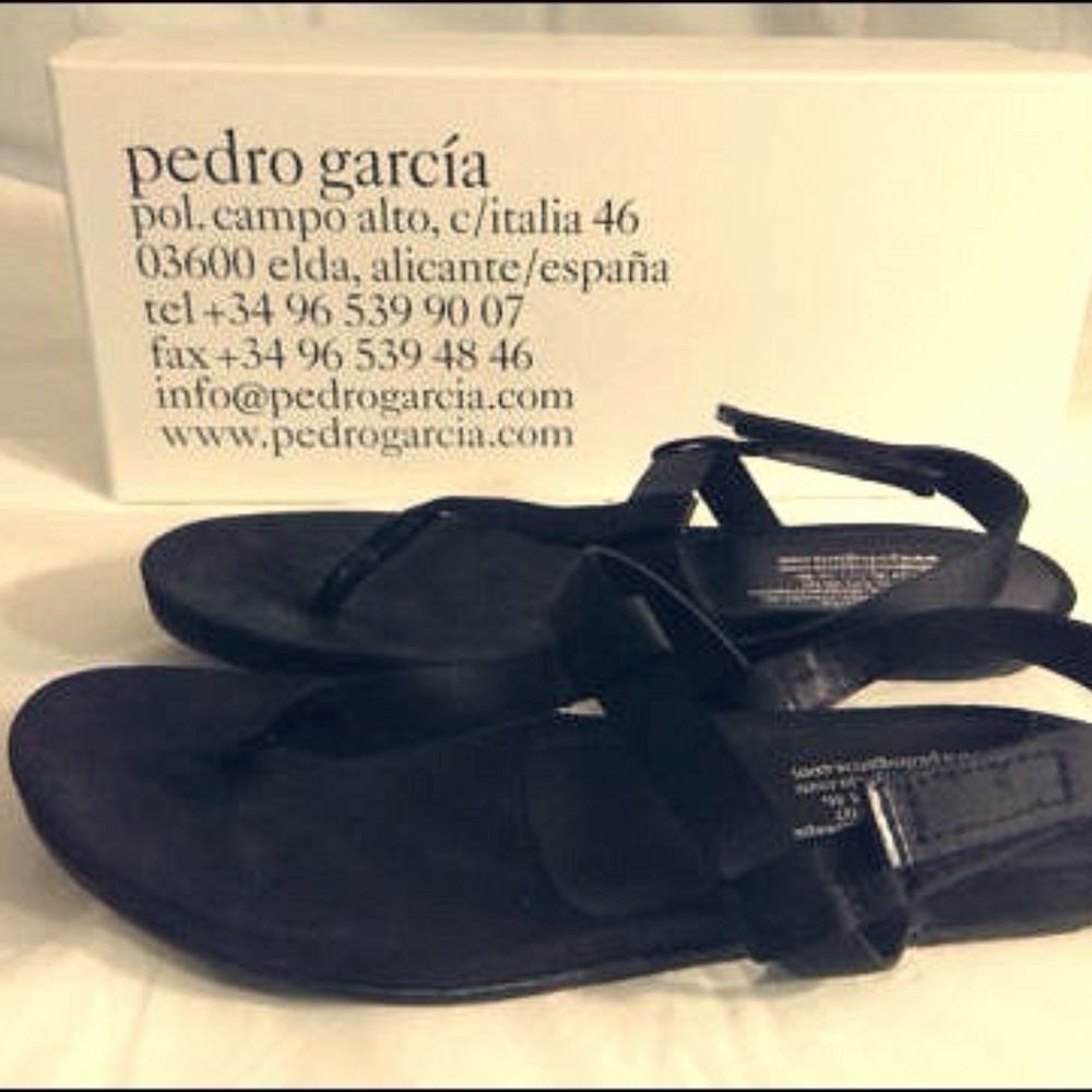 Pedro Garcia Tracy Satin Molded Thong Sandal 7.5